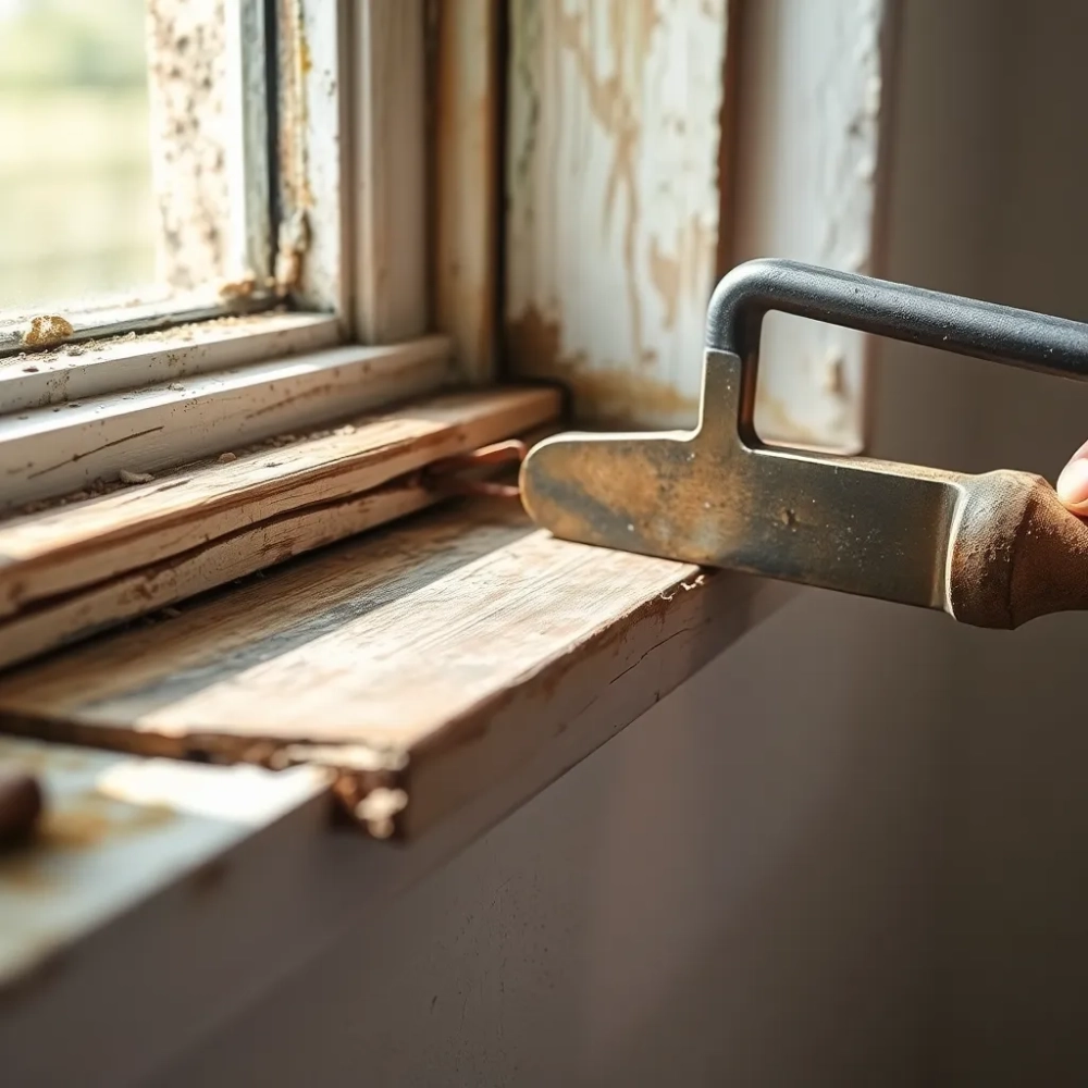 Jak wyjąć parapet wewnętrzny