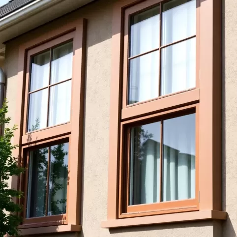 Jaki kolor parapetu zewnętrznego do brązowych okien