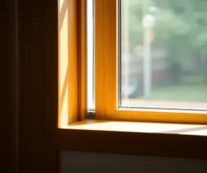Okna złoty dąb jakie parapety wewnętrzne